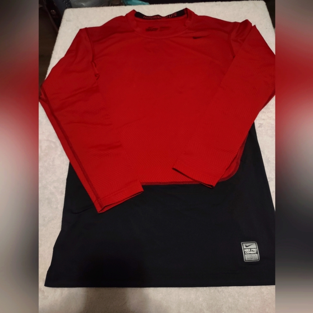 Nike pro combat compression long sleeve shirt size large
